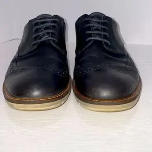 ECCO Jeremy Wingtip Hybrid Tie Lace Front Men\'s Black Leather Shoes Size 7 Ecco | Shoes | Ecco Jeremy Wingtip Hybrid Tielace Front Mens  main image 4
